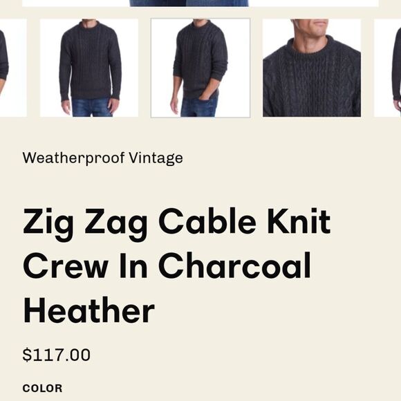 Weather Proof Vintage Navy Blue Sweater Size: M - Picture 9 of 9